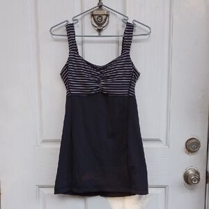 LULULEMON Striped Black and White Tank Top/Dress SZ 6